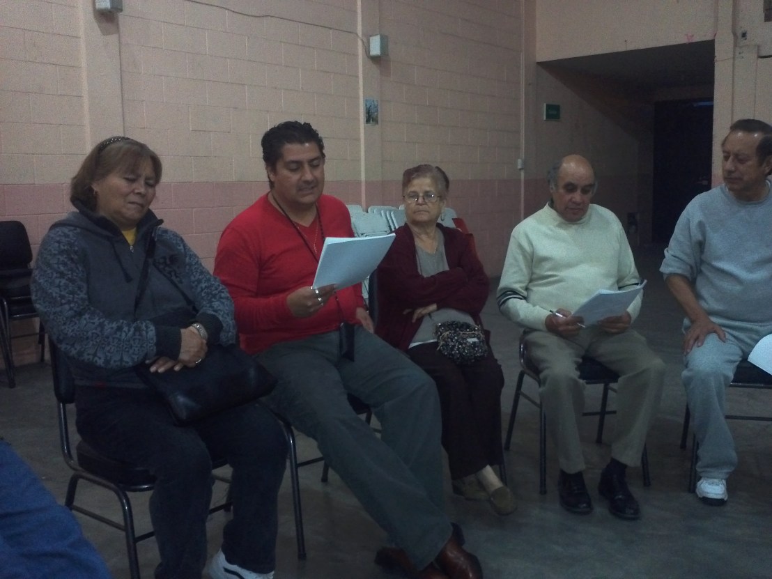 Participantes del Taller de Pastoral en unidades habitacionales Parroquia Santo Rosa de Lima